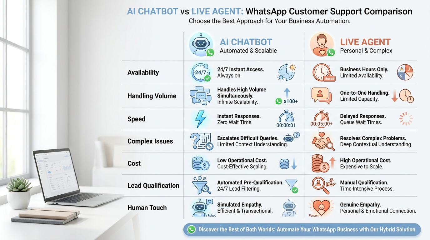 The AI Chatbot vs Live Agent Tradeoffs