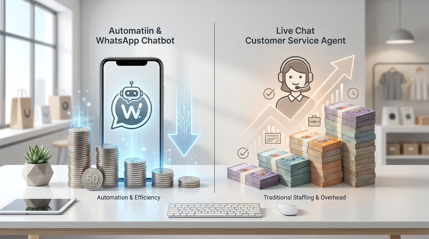 Comparing Costs: WhatsApp Chatbot vs Live Chat